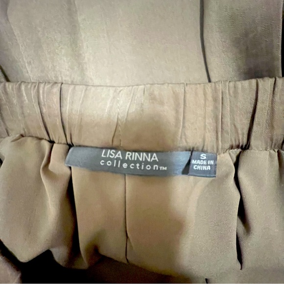 Lisa rinna Charmeuse crinkle maxi boho Skirt Size Small - Picture 5 of 6